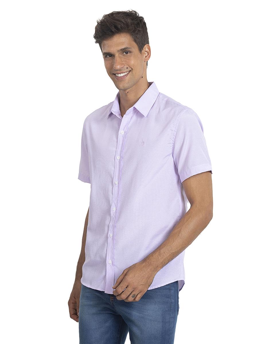 camisa roxo claro