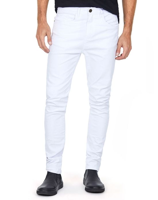 Calça Masculina Skinny Branco Polo Wear 38