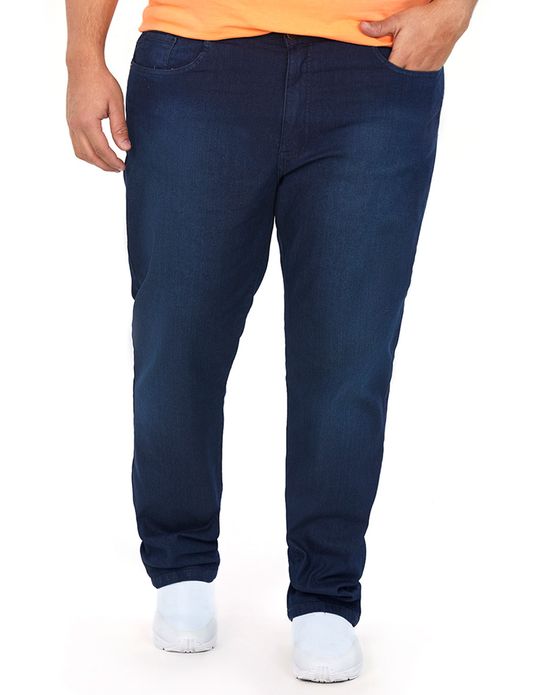 Calça Masculina Basica Over Jeans Escuro Polo Wear 50