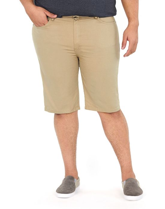 bermudas color beige