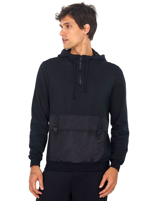 ralph lauren black zip moletom com capuz