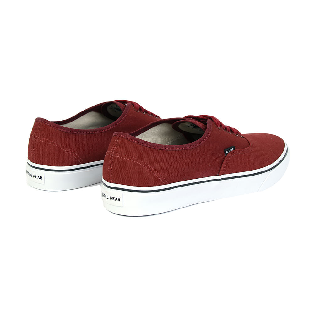 Sapatênis Polo Wear Vermelho