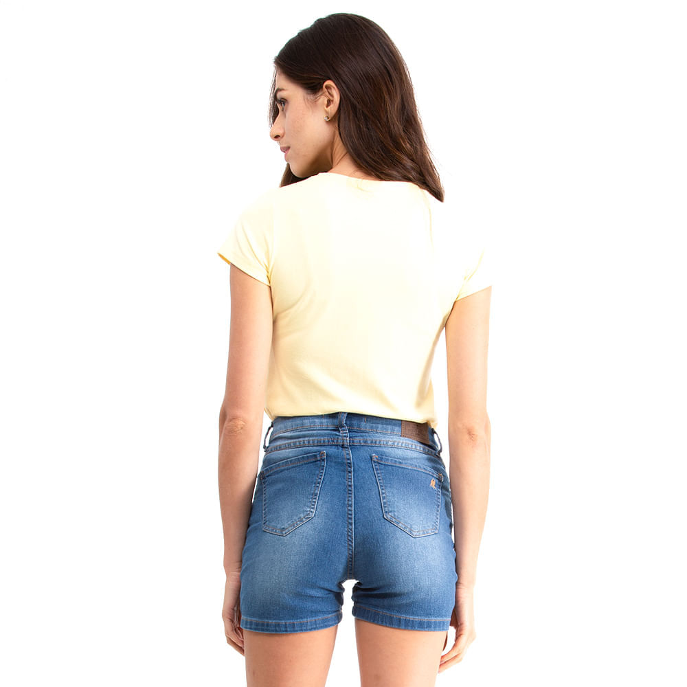 short jeans feminino polo wear