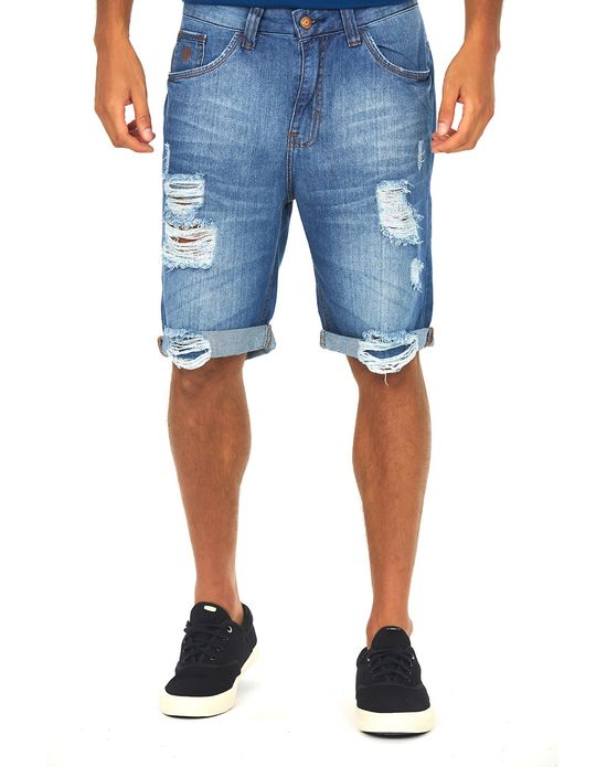 bermudas jeans masculina polo wear