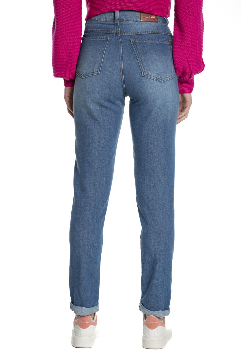 Calça Feminina Jeans Jogger Delavé Polo Wear - Polo Wear