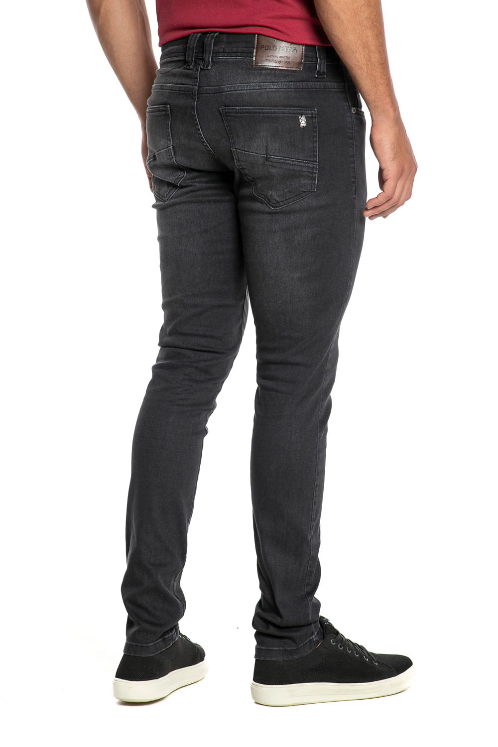 Calça Masculina Jeans Jogger Drift Black Polo Wear - Polo Wear