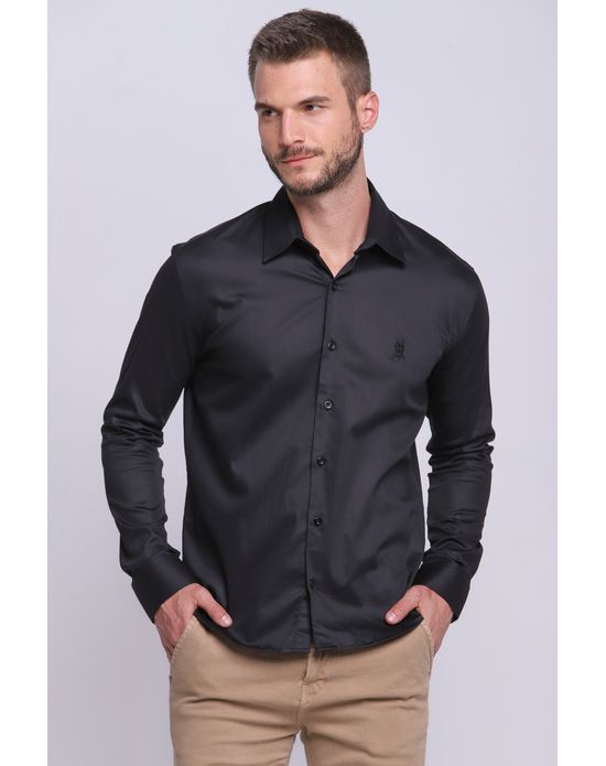 Camisa social masculina cheap polo wear