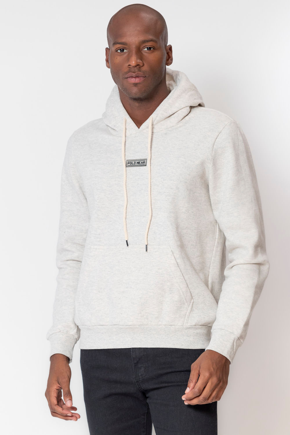 Hooded Moletom Abercrombie Branco Moletons Masculinos Blusa