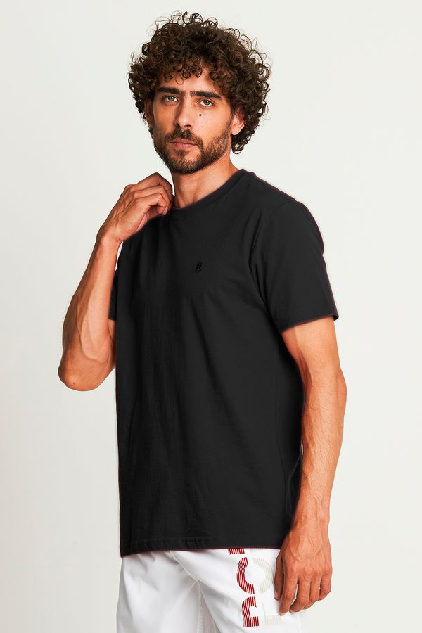 Camiseta Masculina Básica Logo Polo Wear Preto G