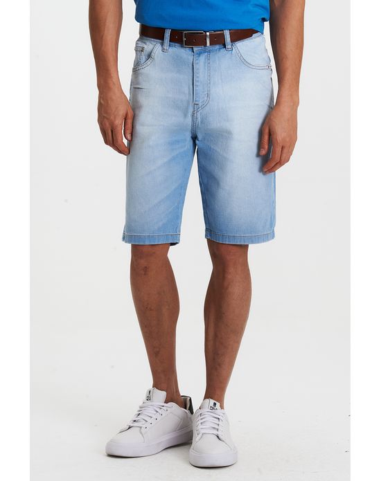 Antony Morato Blue Cotton Bermuda Shorts