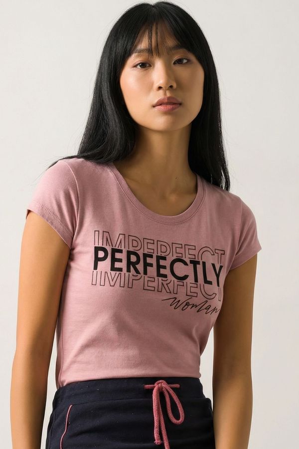 Camiseta Feminina Perfectly Polo Wear Rosa Médio M