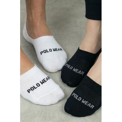 Kit 6 Pares de Meias Sapatilhas Polo Wear Sortido