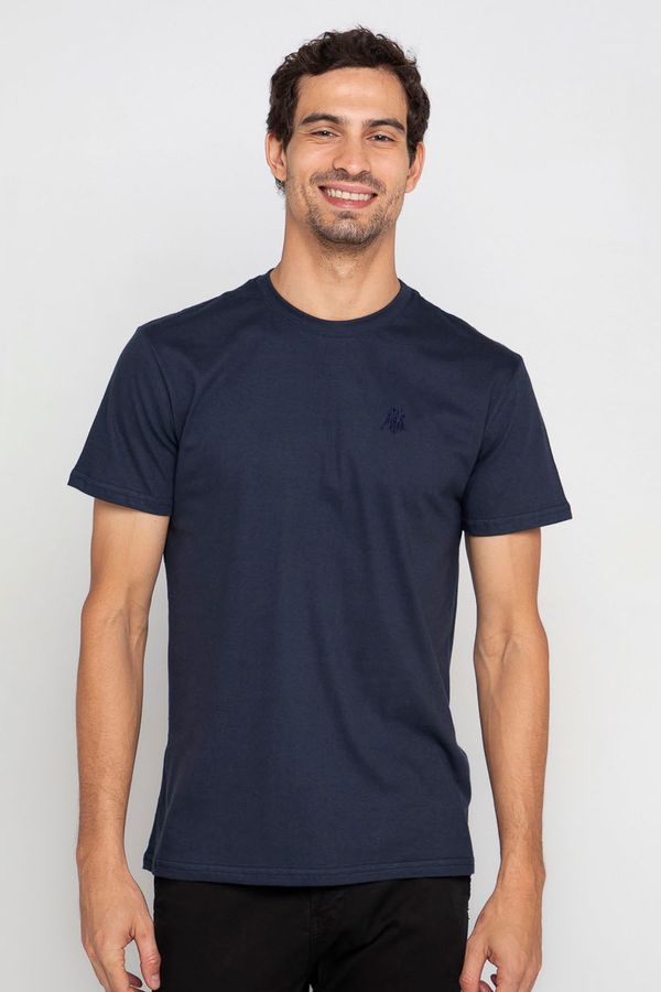 Camiseta Masculina Básica Logo Polo Wear Azul Escuro P