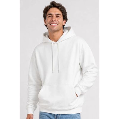 Blusa Moletom Canguru Confortável Polo Wear Branco
