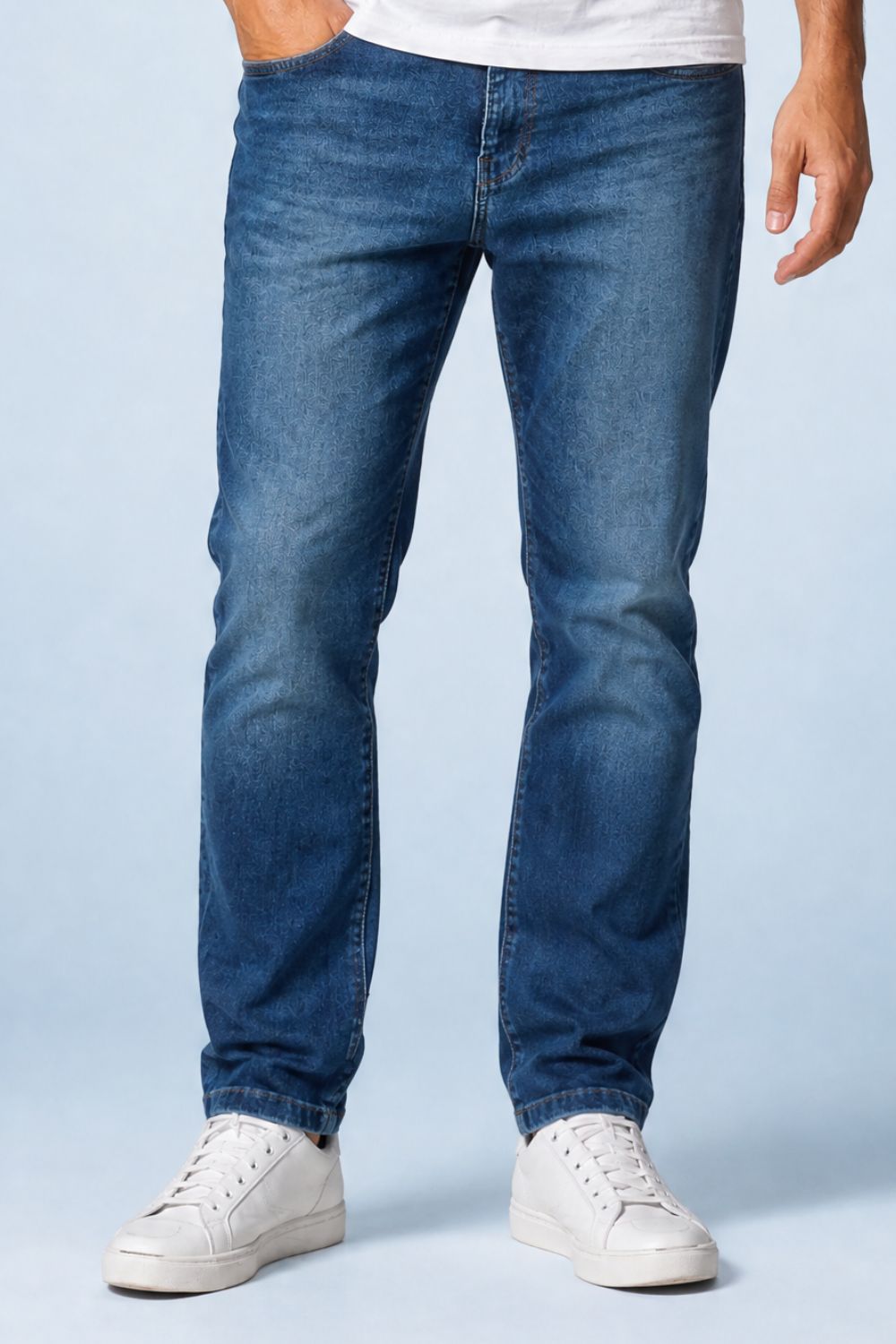 Calça Jeans Masculina Slim Básica Polo Wear Jeans Escuro