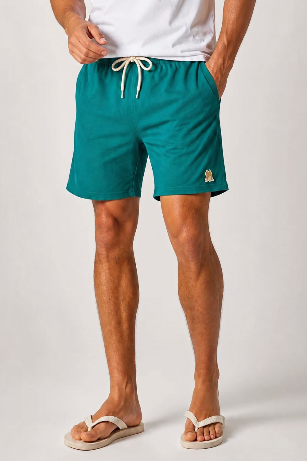 Short Vôlei Cós Bicolor Polo Wear Verde Médio